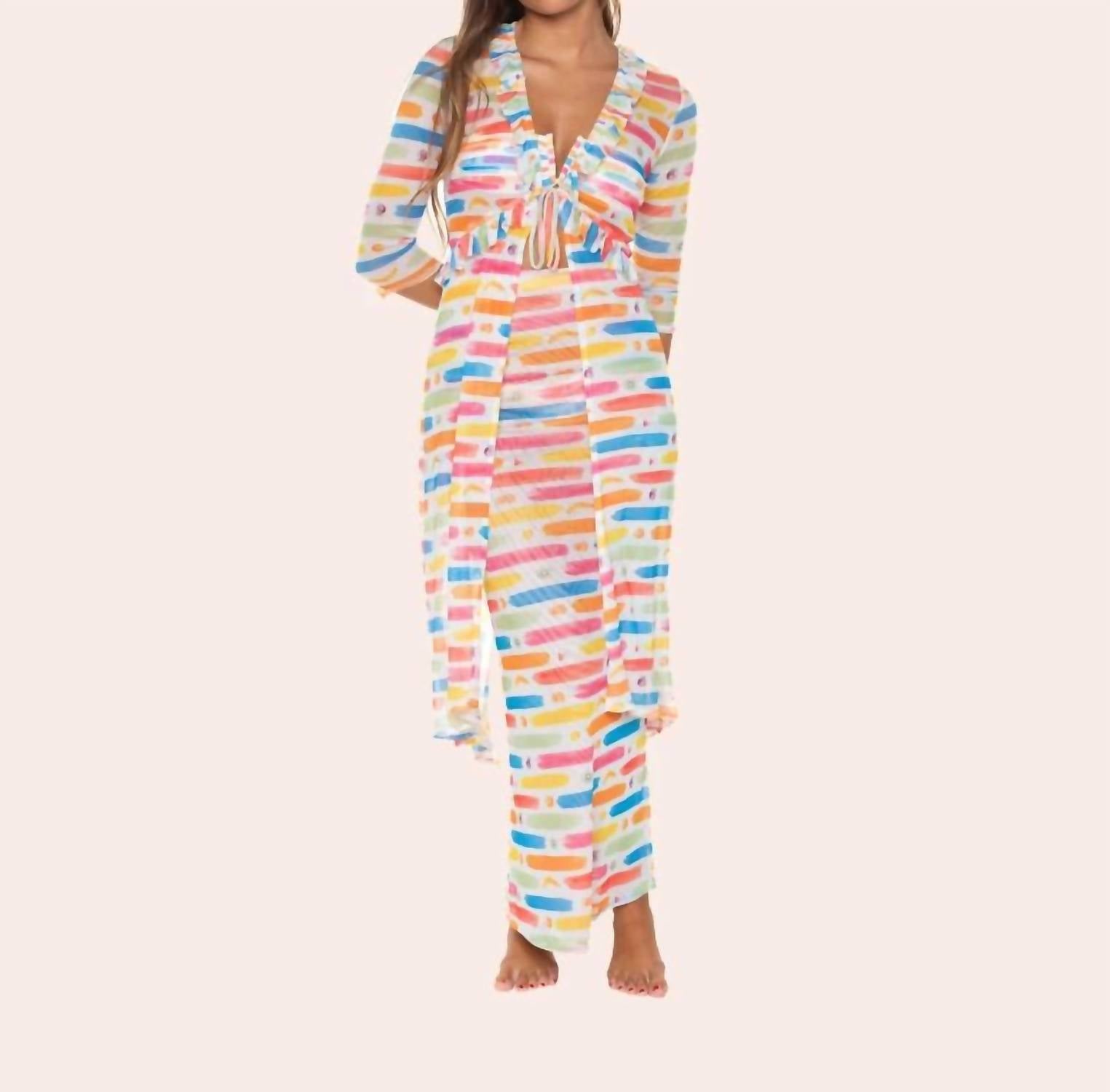 Zille Rio - Tropicalia Midi Tulle Kimono