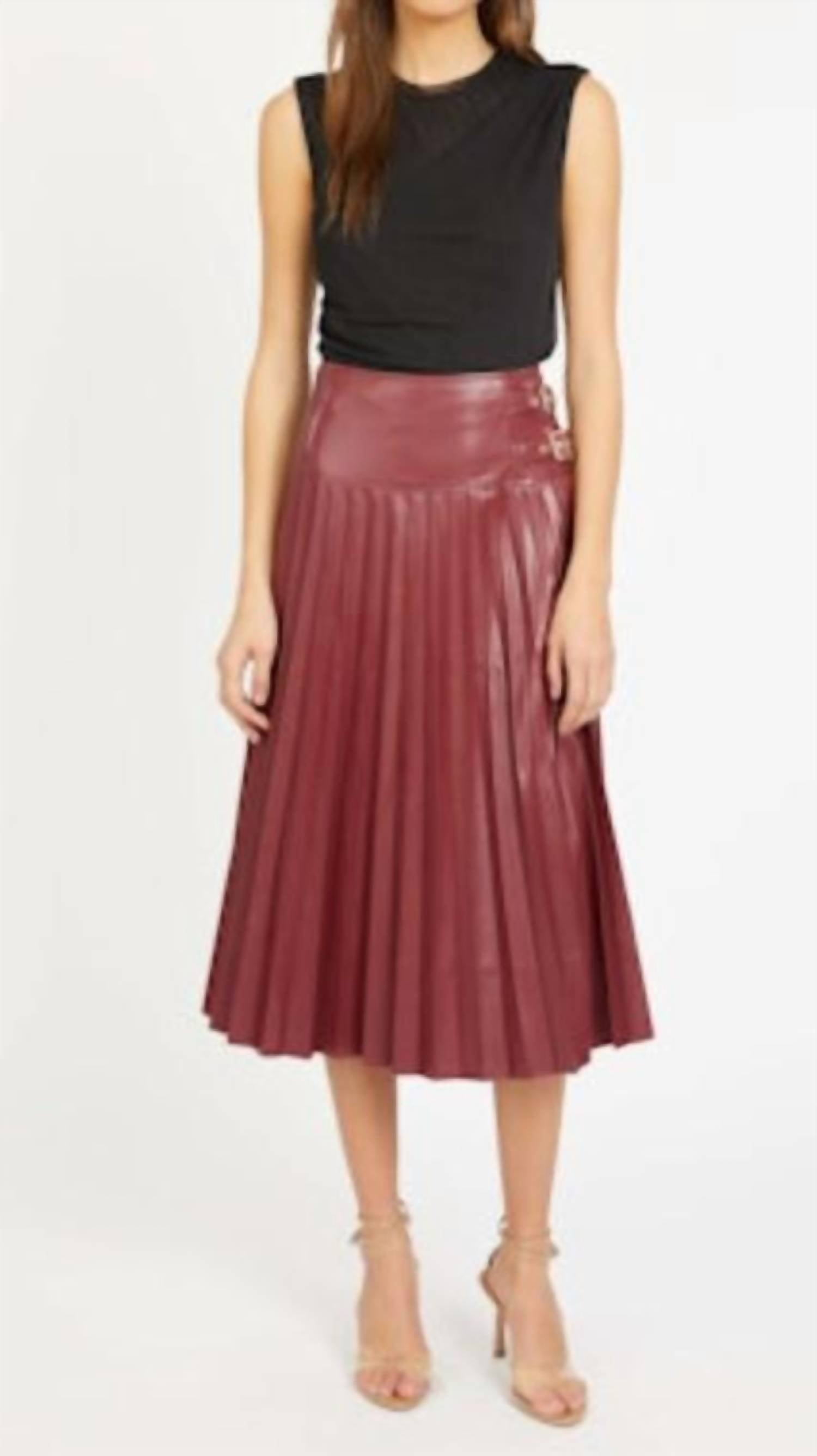 Caballero - Hendrix Leather Skirt