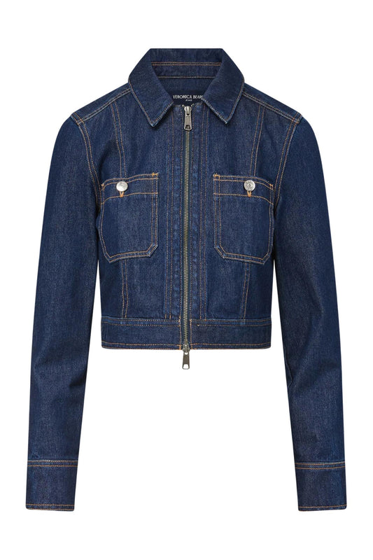 Veronica Beard - Patty Cropped Denim Jacket