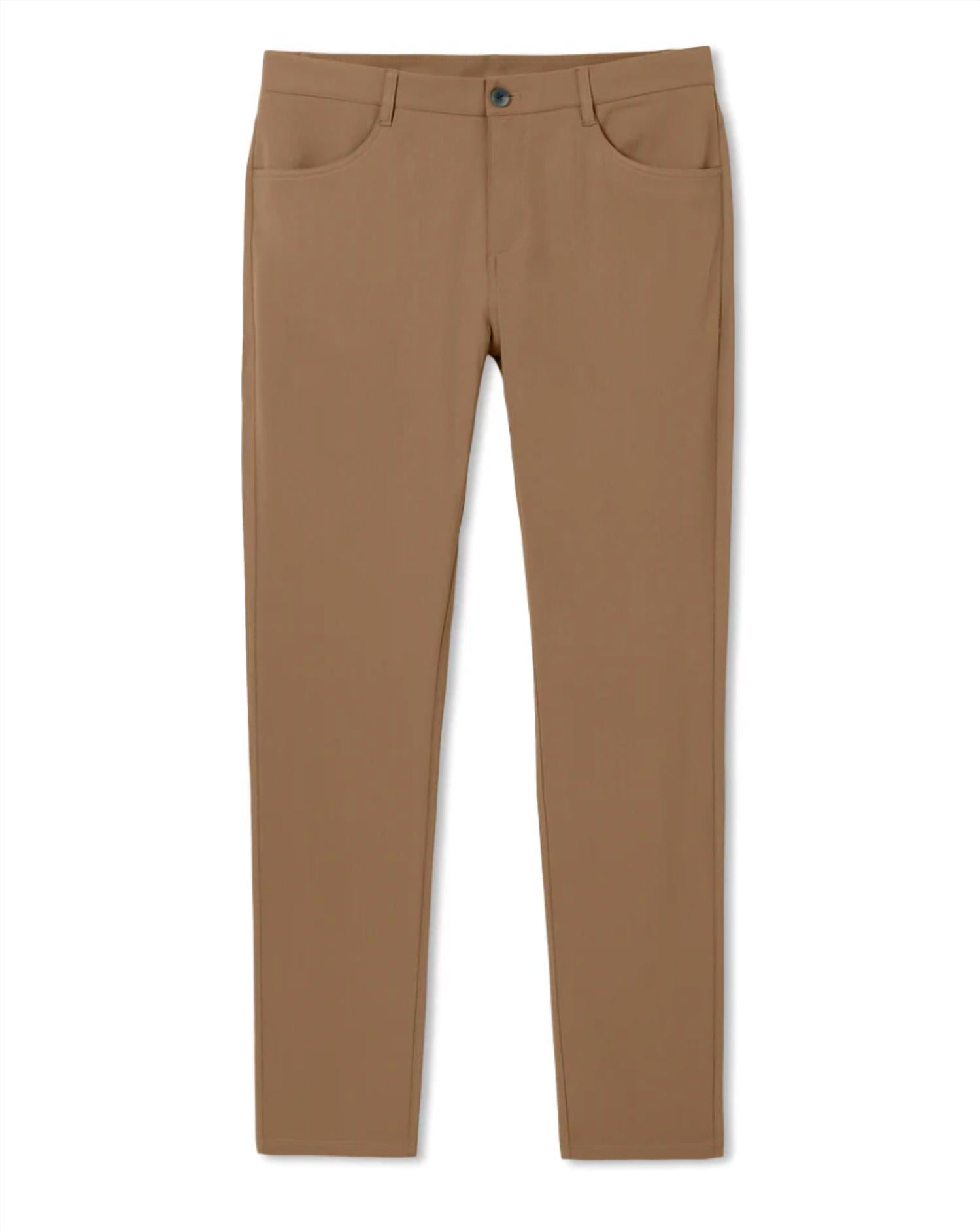 Vuori Meta Athletic Slim 30" Pants in pecan - men's pants - view 4