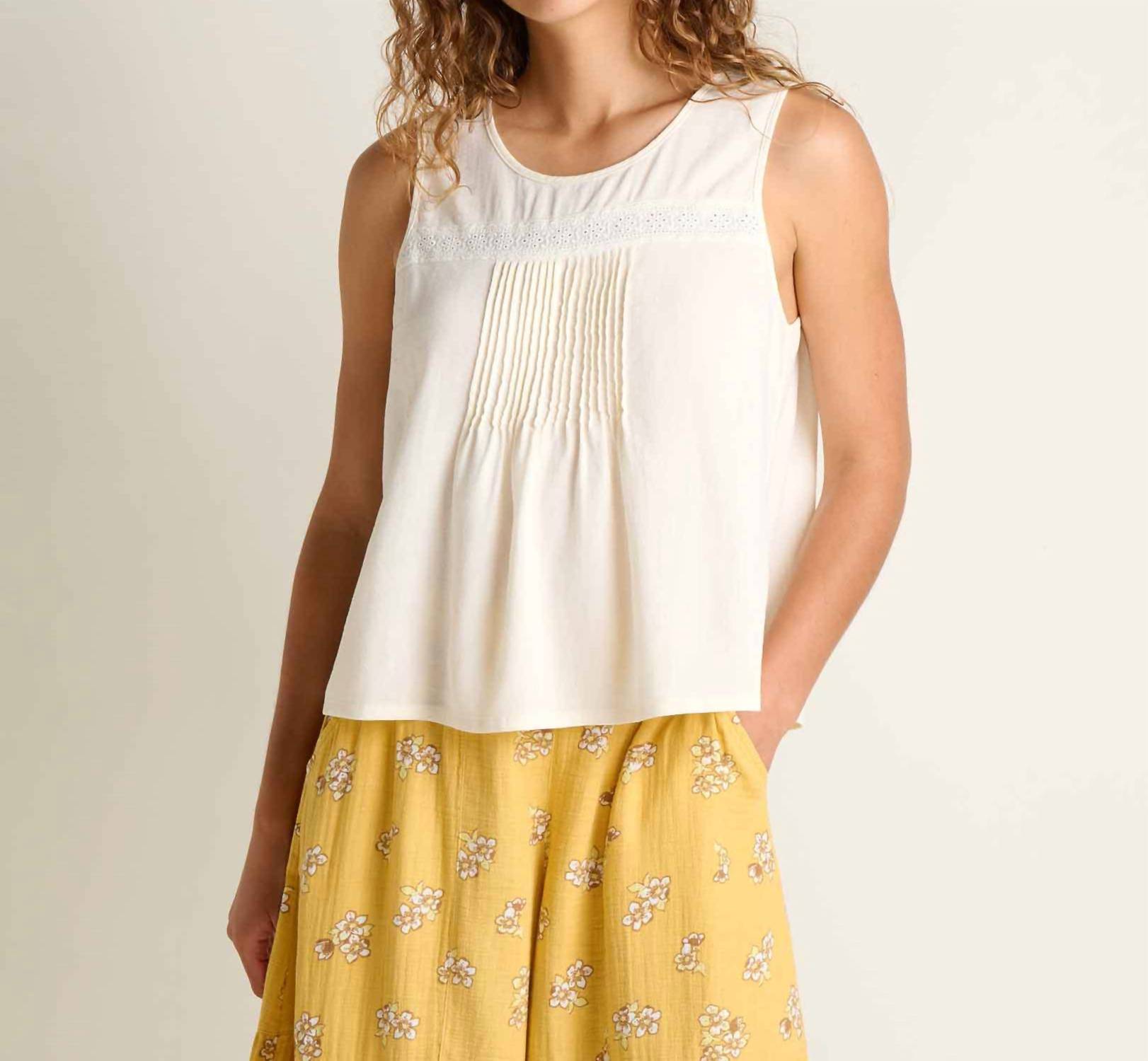 Toad&Co - Manzana Pin Tuck Tank Top