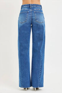Risen - Slouchy Baggy Waistband Drawstring Jeans