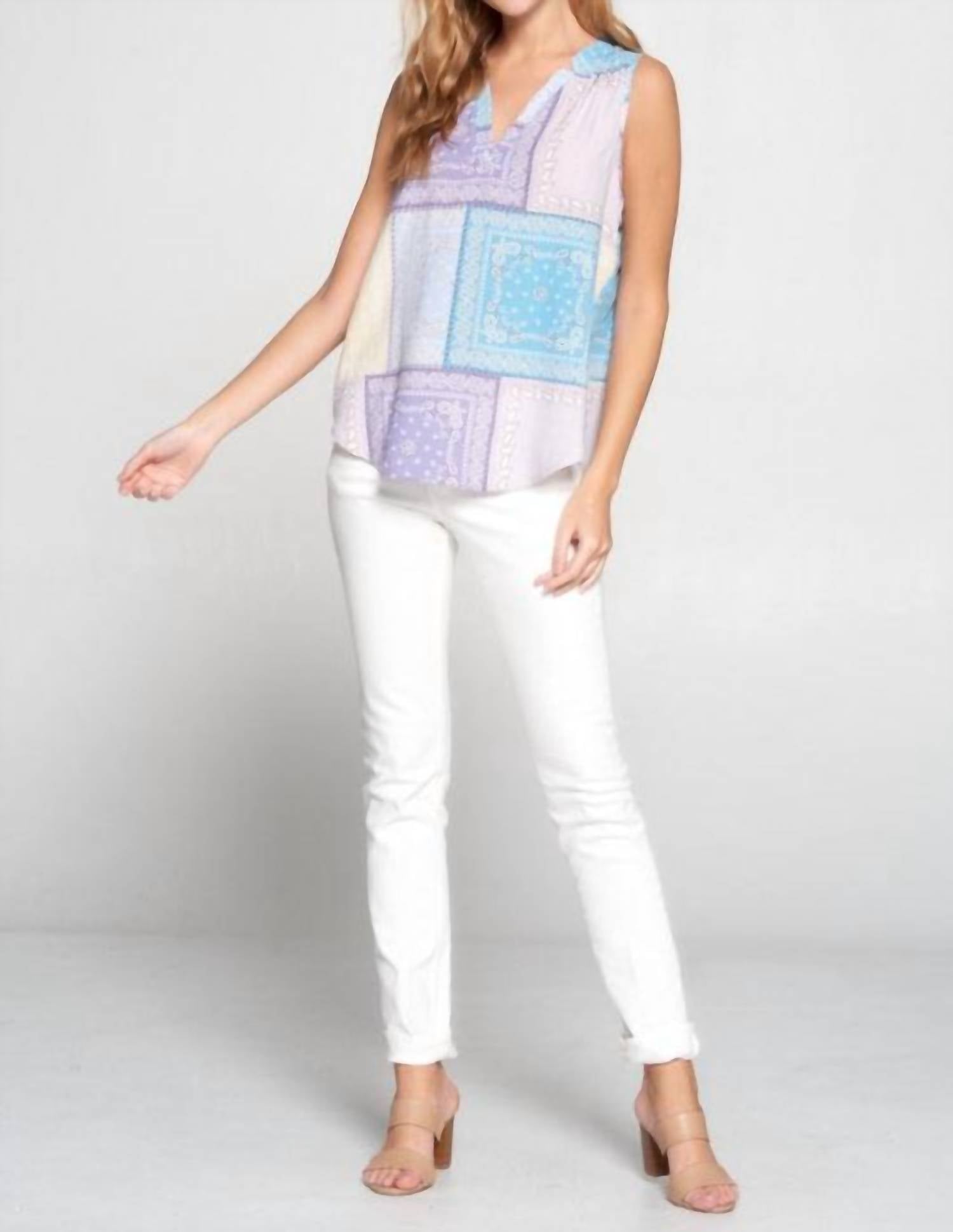 Reneec. - Bandana Sleeveless Top