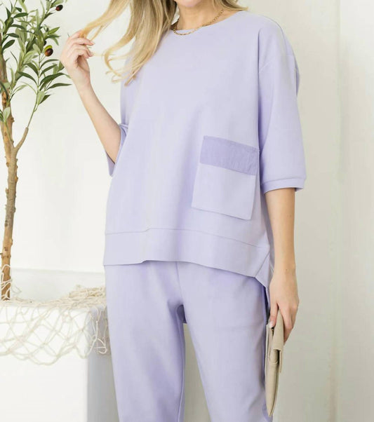 Joh - Karen Knit Crepe Top