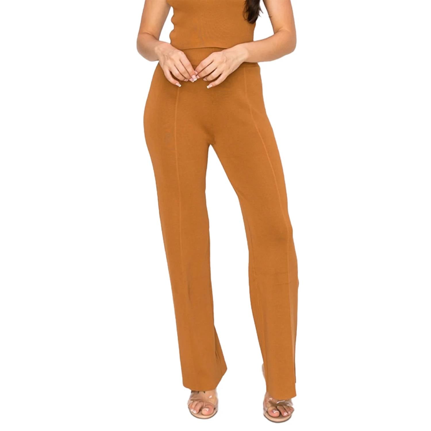 RIVIR Do You Boo Trousers in camel - women's pants