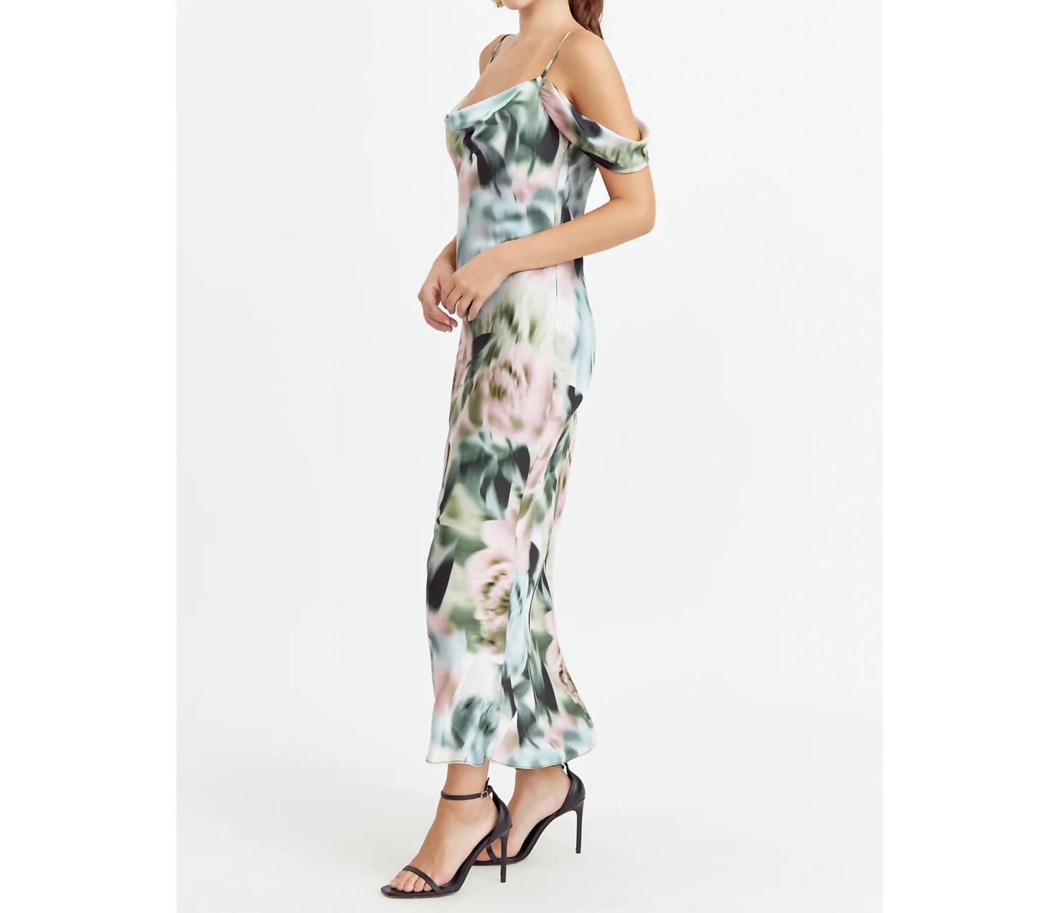 Adelyn Rae - Kastell Off-Shoulder Slip Dress