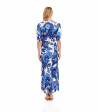 Karen Kane - Puff Sleeve Bias Dress