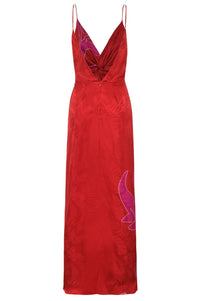 Juan De Dios - Macarena Silk Midi Dress