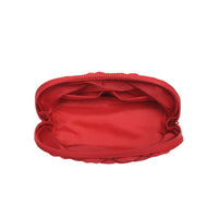 Urban Expressions - Women's Cloud Kiss Quilted Puffer Nylon Cosmetic Dome Pouch