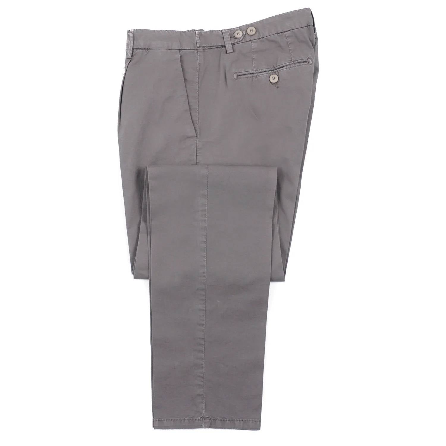 Luigi Borrelli Napoli - Men's Slim-fit Cotton Pants