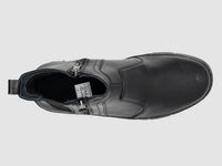 Kcr Group - Men's Everyday Thin Wool-lined Zip-up Leather Boots