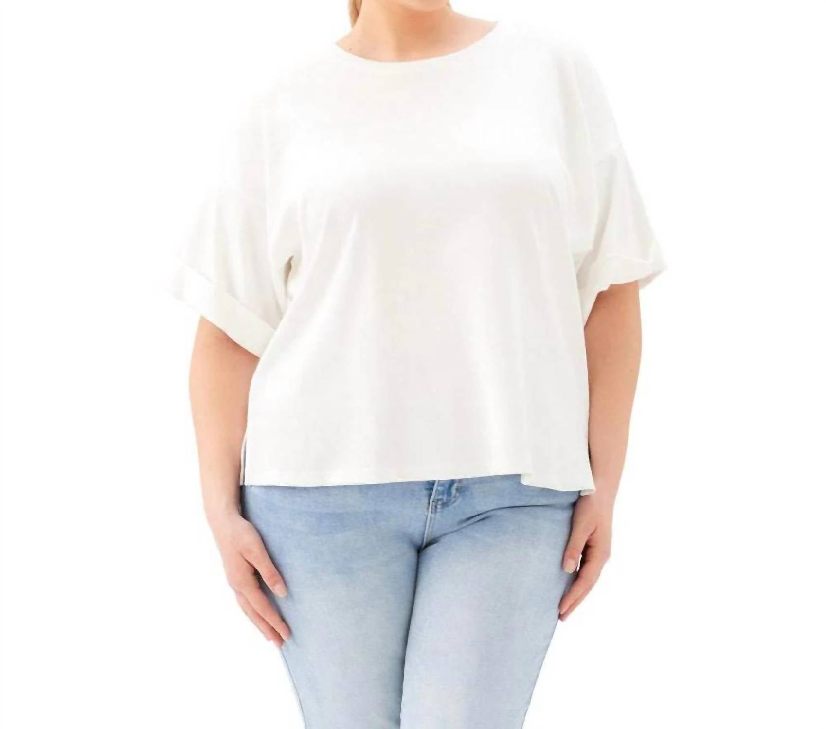 Karen Kane - Ribbed Cuffed Sleeve Top
