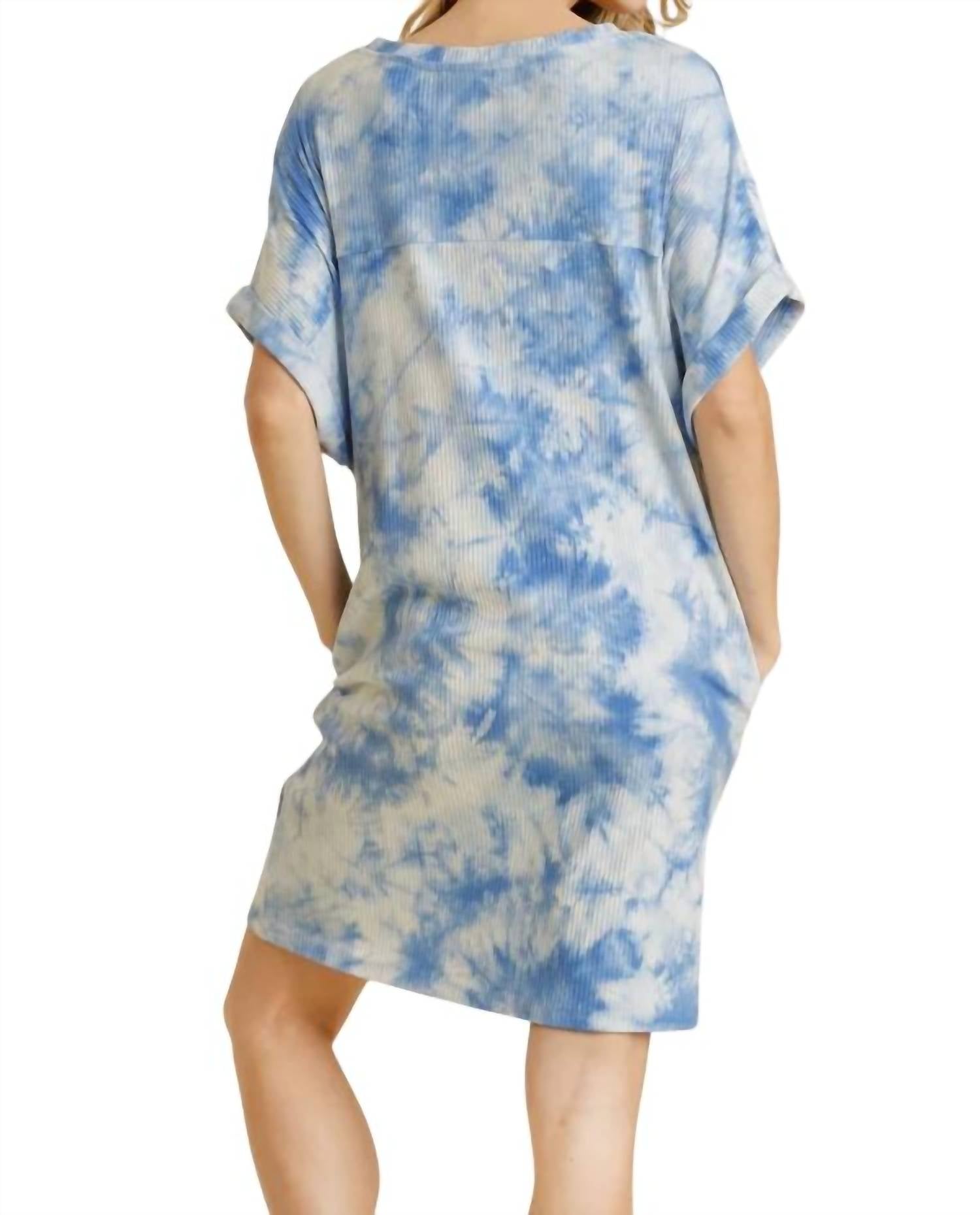 Umgee - Ribbed Tie Dye Dress