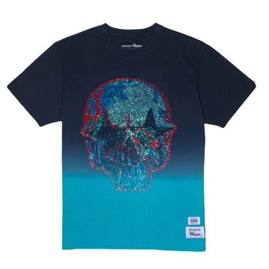 Reason - MEN'S RHINESTONE SKULL T-SHIRT