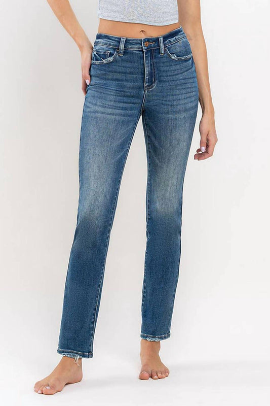 Vervet By Flying Monkey - Jeanne High Rise Straight Jeans