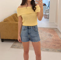 Sunday Edition - Tessa Off Shoulder Sweater Top
