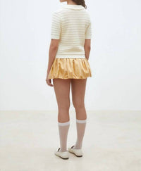 Suncoo - Praka Fancy Knit Polo Sweater