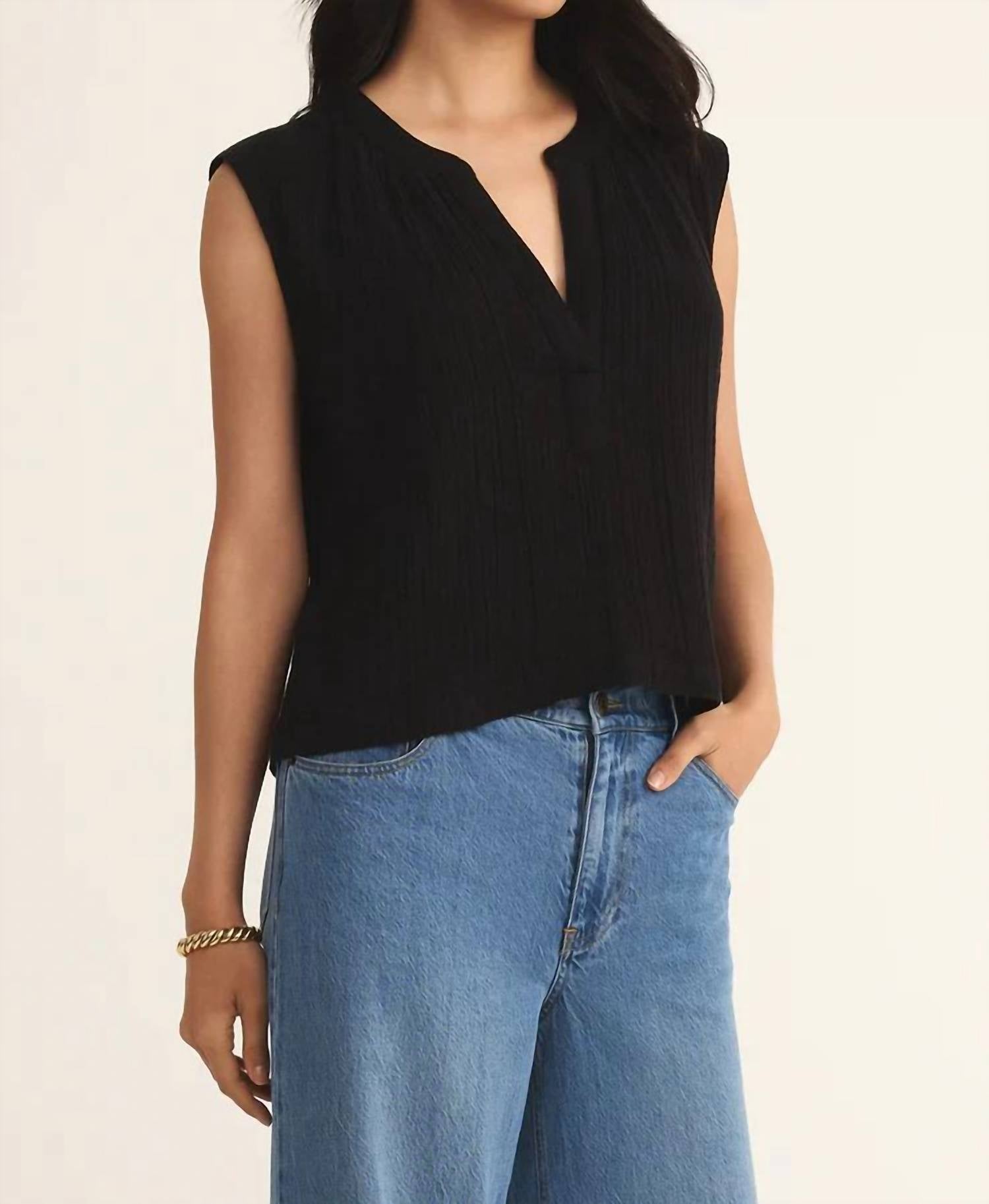 Z Supply - Cliffside V-neck Gauze Top