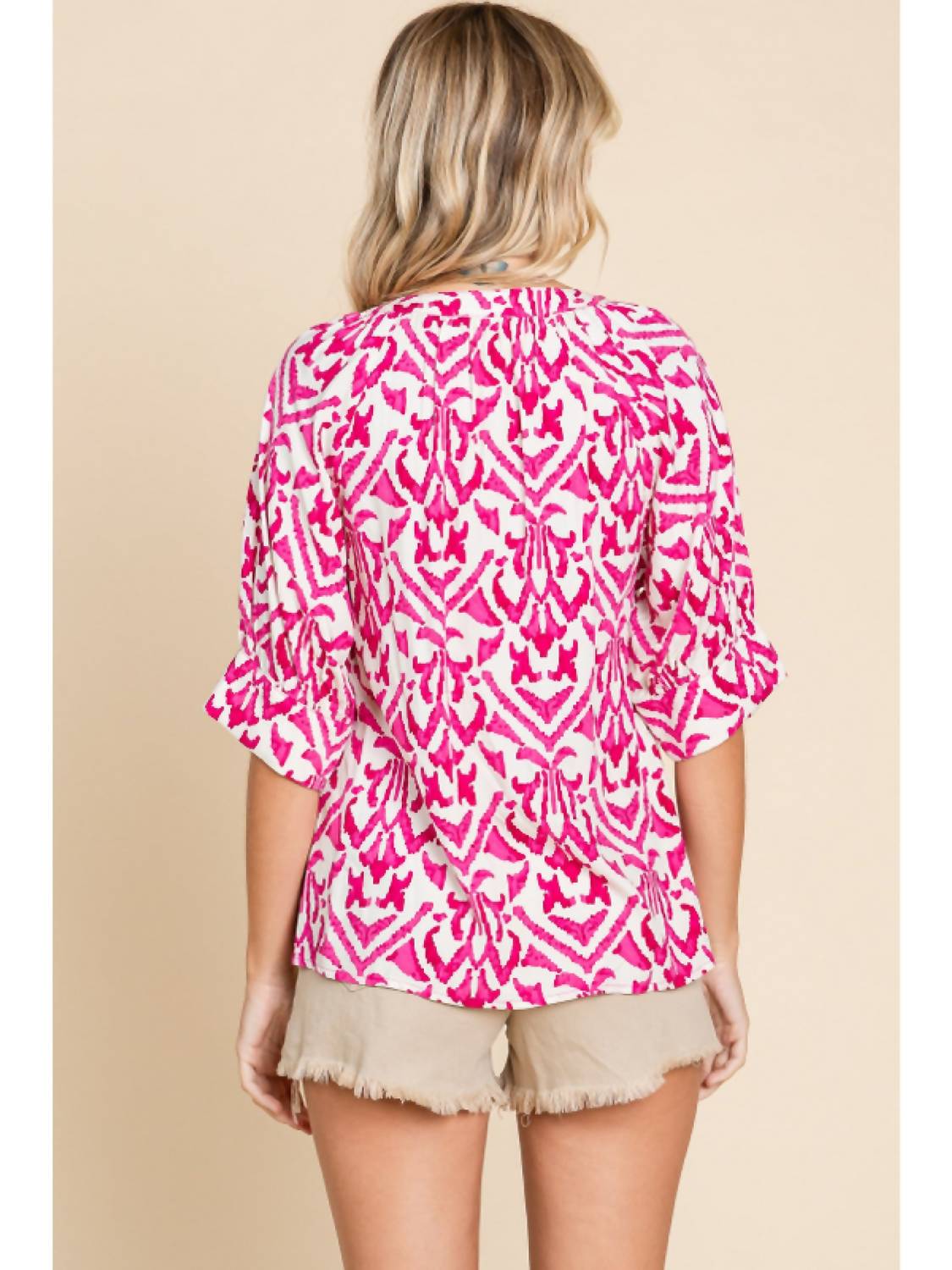 Jodifl - Half Raglan Sleeve Top