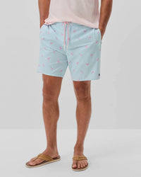 Johnnie-O - Caladesi Half Elastic 7" Surf Shorts