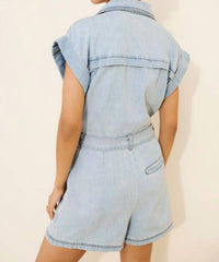 Habitual - Crossfront Belted Romper