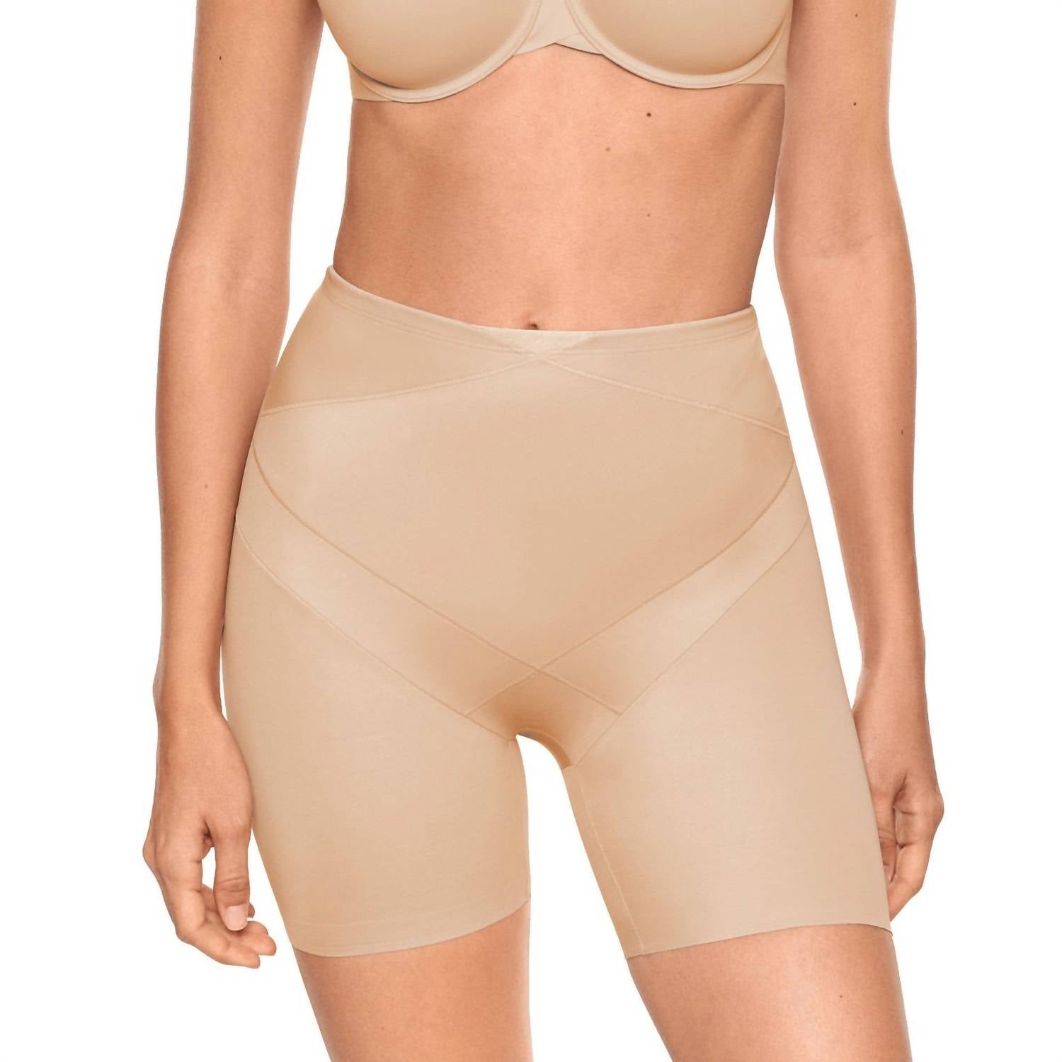 Miraclesuit Instant Tummy Tuck Waistline Shorts in beige - women's shorts