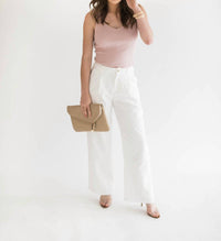 Falcon Park - Annalise Rib Knit Sweater Tank