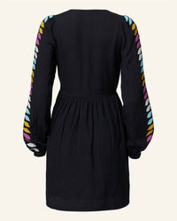 ALIX OF BOHEMIA Behati Prism Dress in noir - women's dress - alternate view