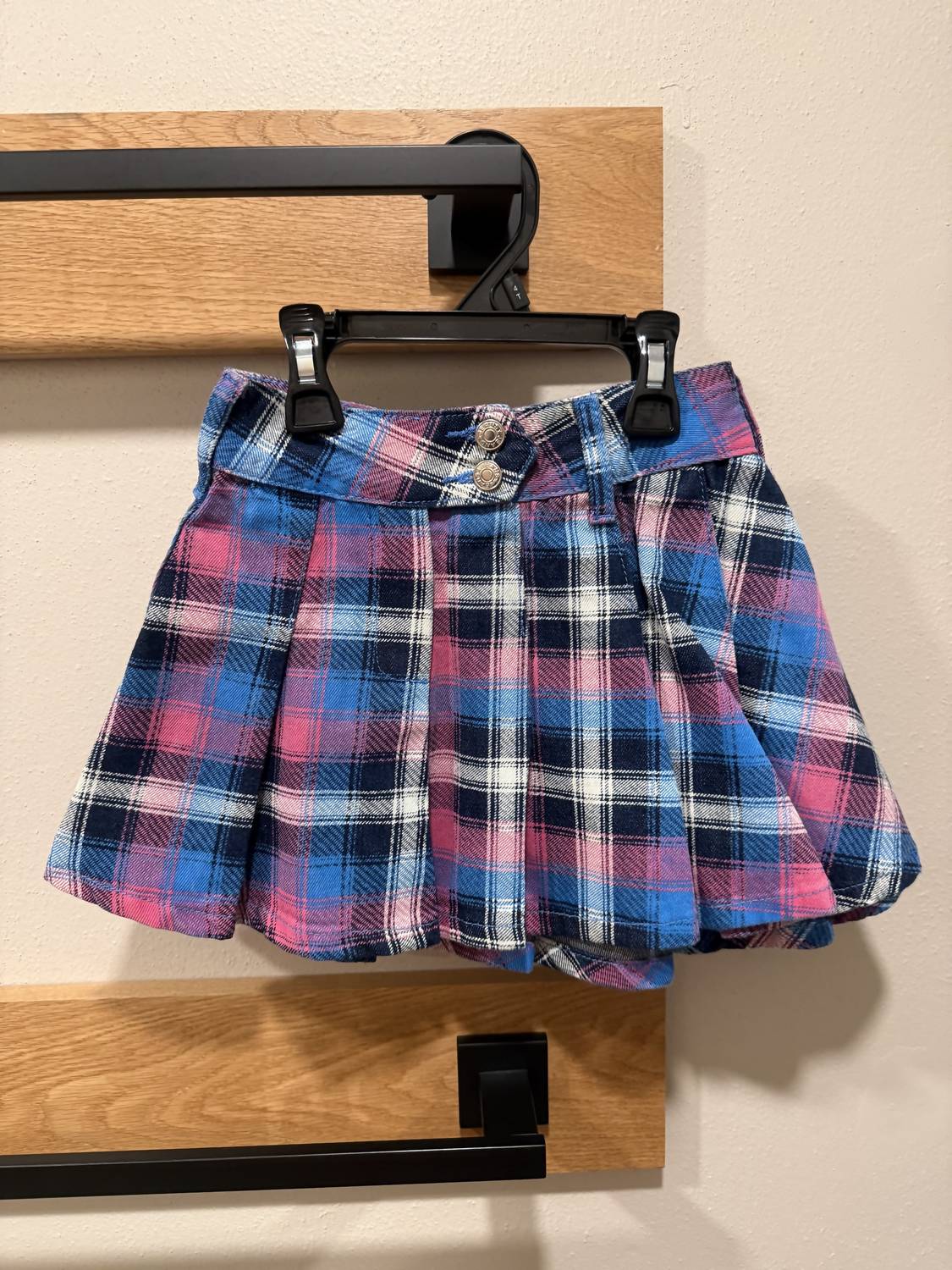 Hannah Banana - Girl's Pleated Denim Skirt