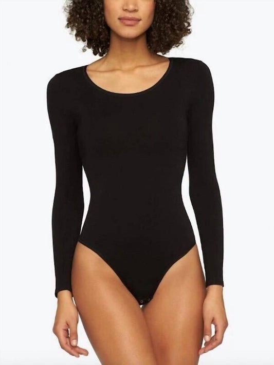 Yummie - Women's Scoop Neck Thong Bodysuit