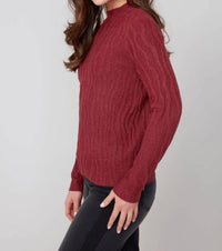 Renuar - Textured High Neck Sweater