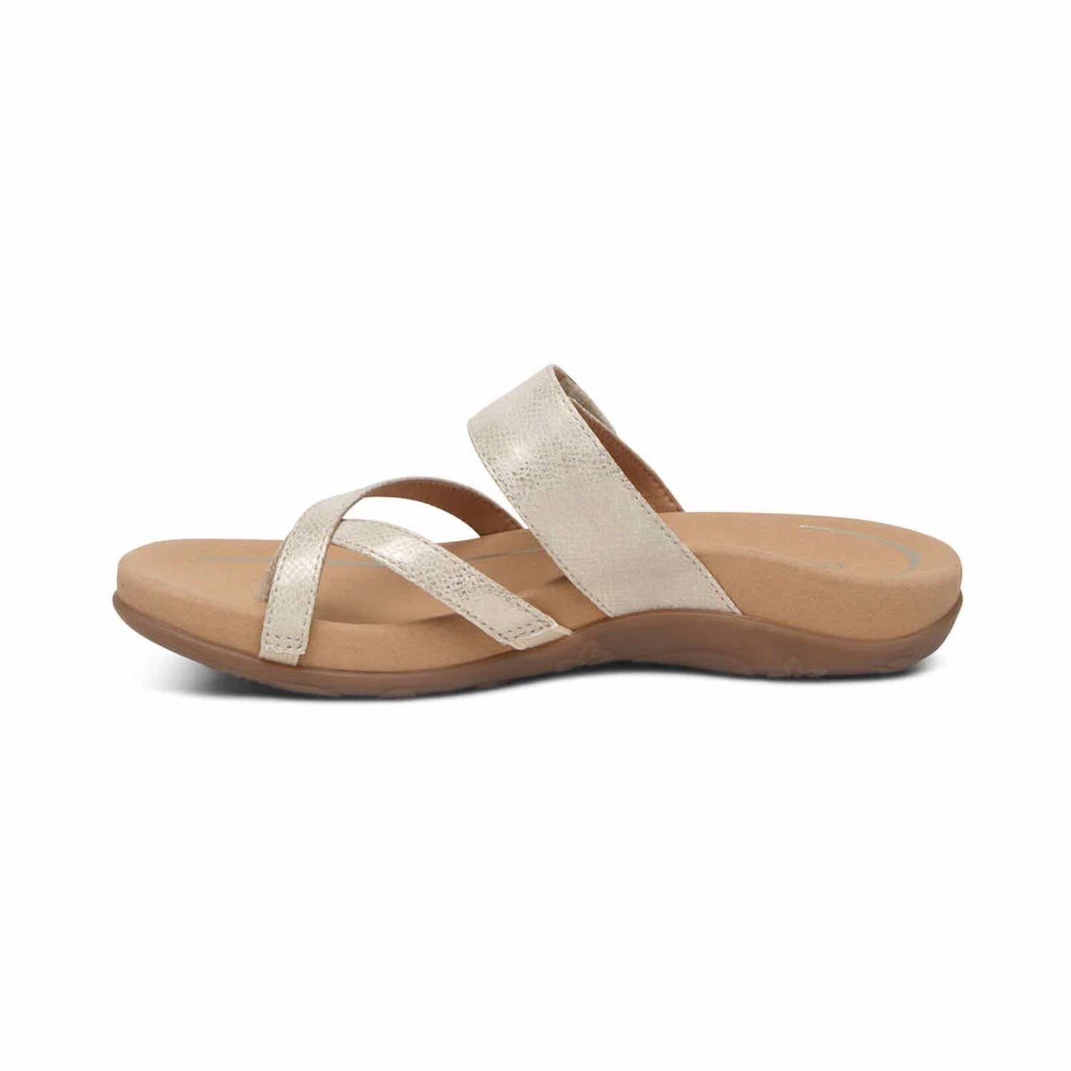 Aetrex - Women's Izzy Sparkle Toe Thong Sandal