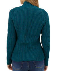 Grace And Lace - Cabled Sleeve Shrug Sweater