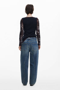 Desigual - Squiggle Long Sleeve Tee
