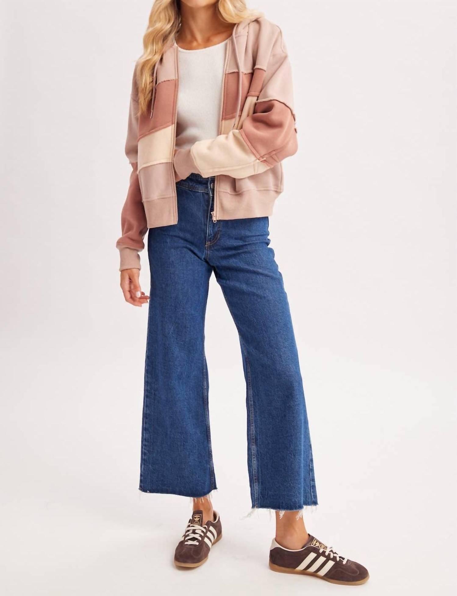 Bluivy - Adeline Patchwork Hoodie
