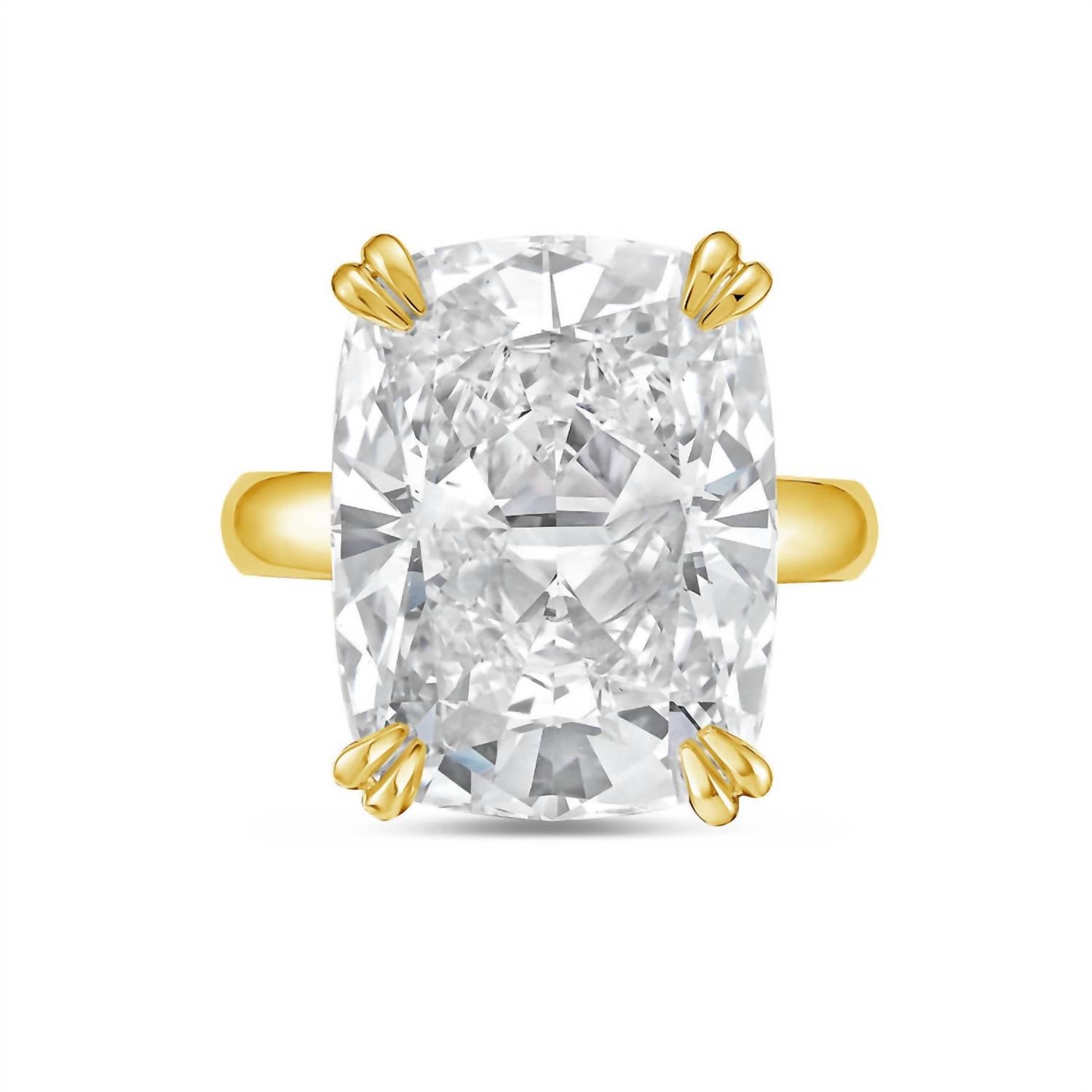 Diana M Jewels - Women's Cushion Lab-Grown Diamond Fashion Ring (3.00 TCW) - Signature