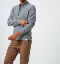 7Diamonds Men's Generation Quarter Zip Pullover in grey - men's sweater - view 4