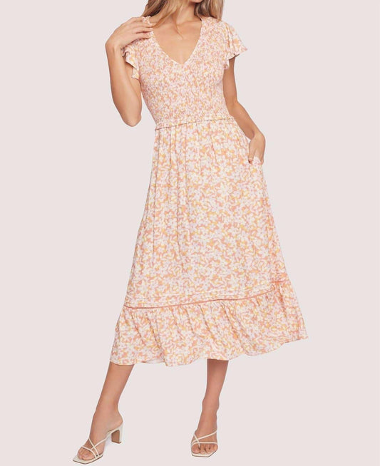 Lost + Wander - Coastal Daisies Midi Dress