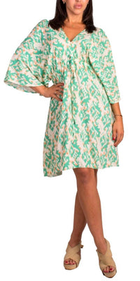 Gigi Moda - Corta Ikat Print Mini Dress