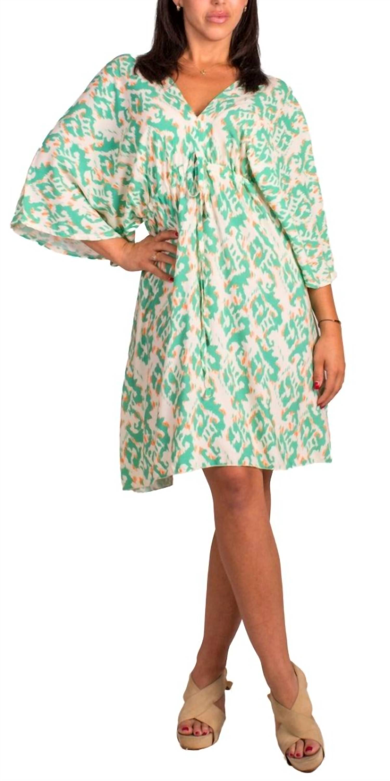 Gigi Moda - Corta Ikat Print Mini Dress