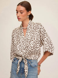 Fifteen Twenty - Bernice Tie-Front Blouse