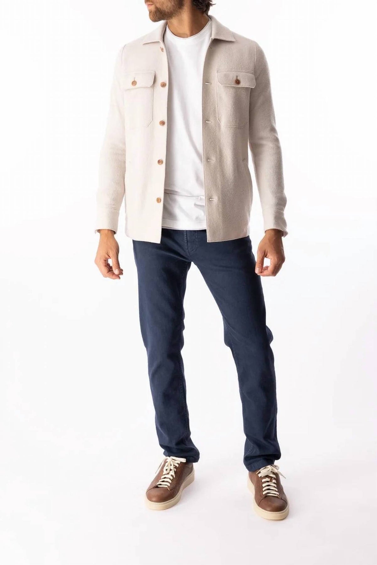 Eleventy - Boiled Wool 4 Pocket Overshirt