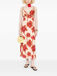 Johanna Ortiz - Sendero De Astromelias Midi Dress