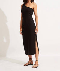 Seafolly - Jersey Knit One Shoulder Midi Dress