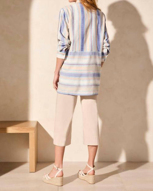 Tribal - Women's Long Sleeve Button Front Blouse