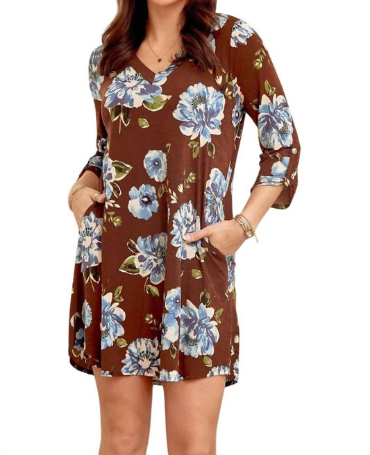 Dear Scarlett - V-Neck Dress - Plus