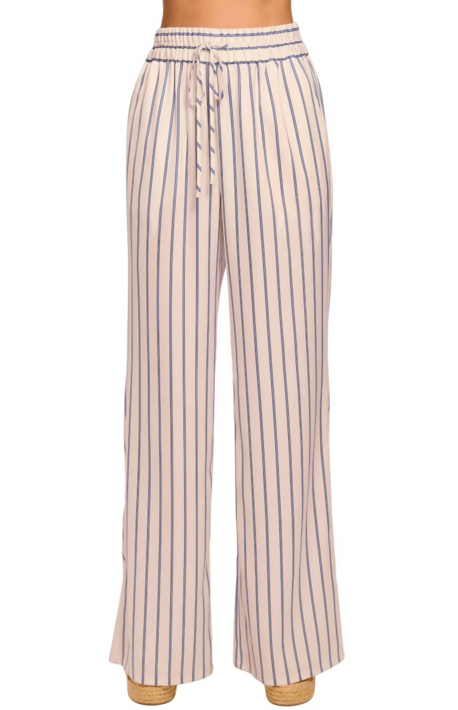 Ramy Brook - Sylvie Stripe Wide Leg Pants