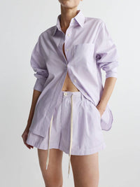 Dl1961 - Women'S - Isabel Mid Rise Poplin Pleated Shorts