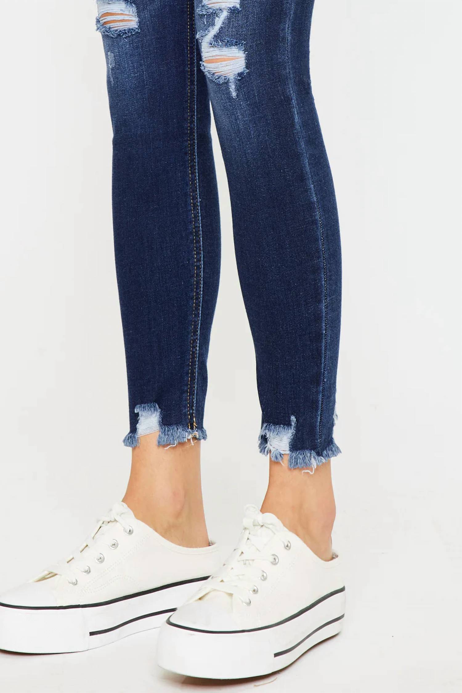 Kancan - Mid Rise Skinny Ankle Jean