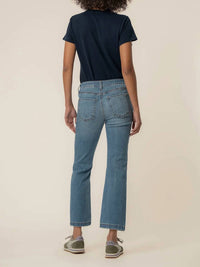 Kut From The Kloth - Kelsey High Rise Ankle Flare Front Seam Patch Pocket Jeans